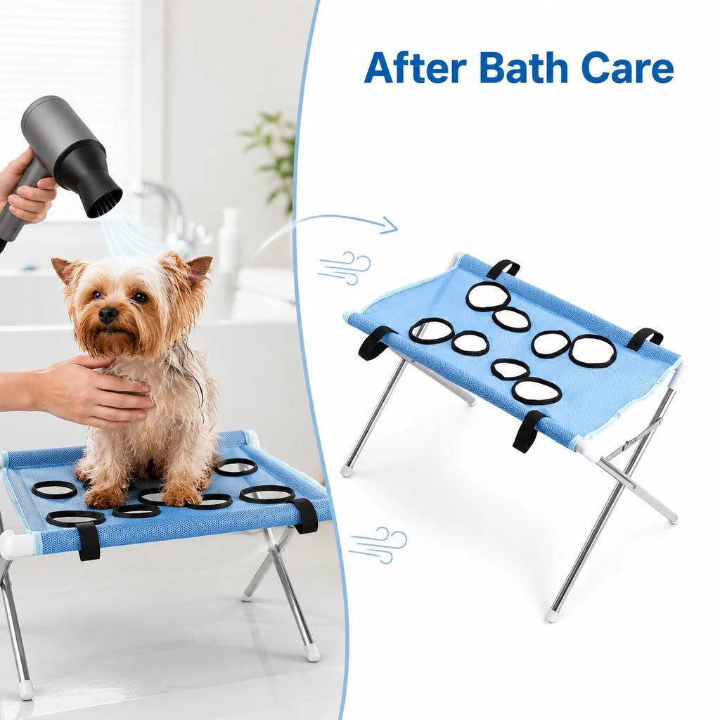Calm Bath Stand – Foldable Dog Bathing & Grooming Table